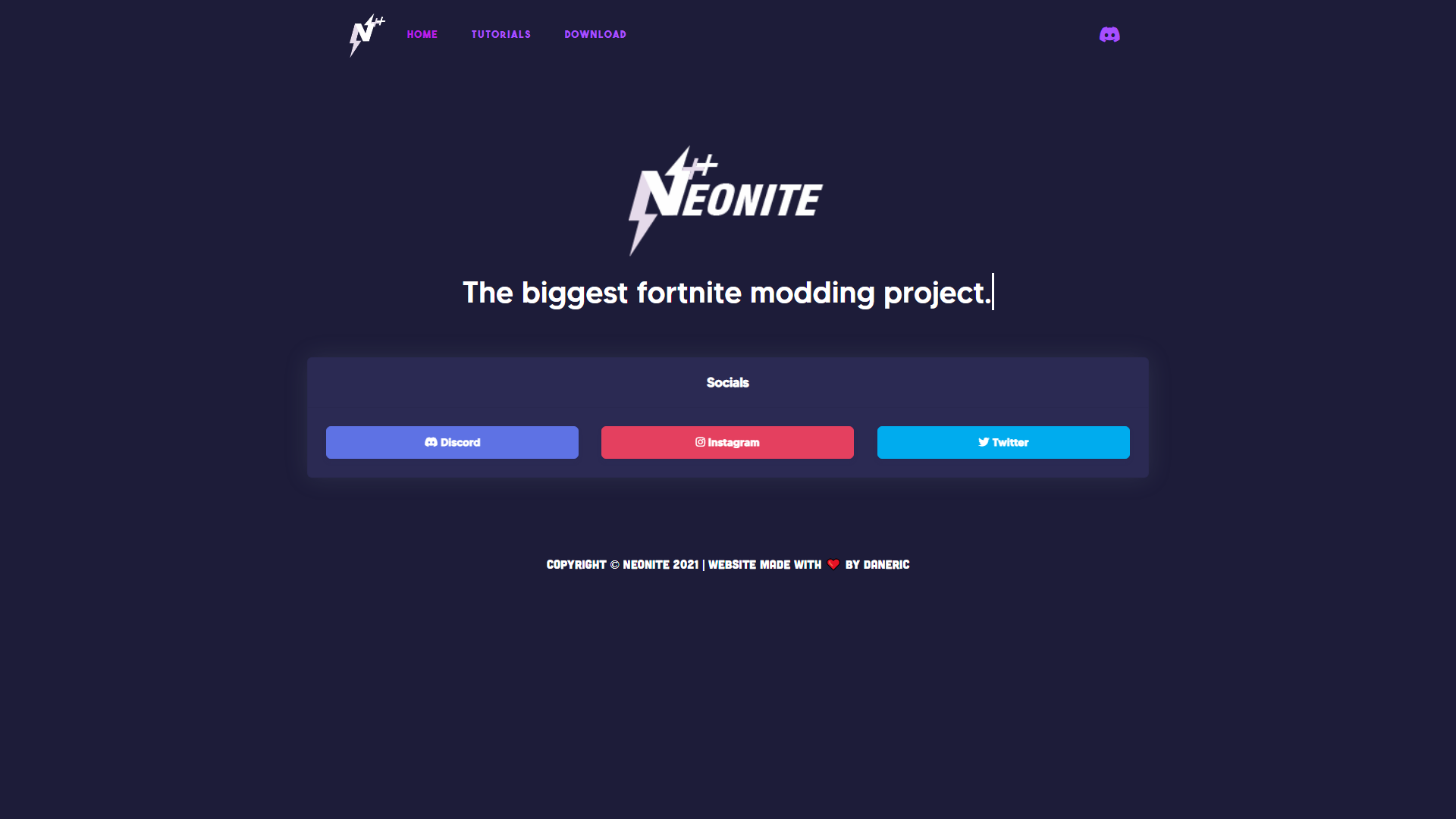 Neonite Website